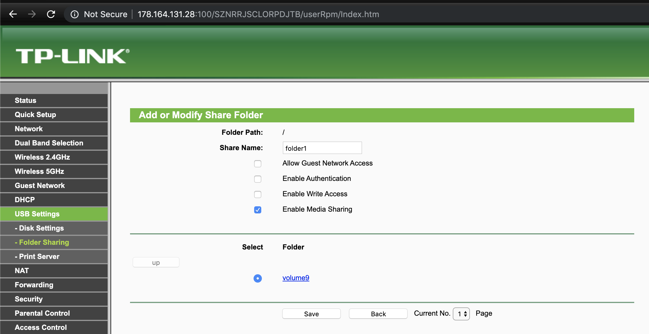Create Shared Folder