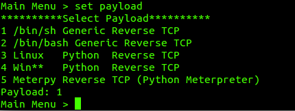 Frameshock Shell Environment