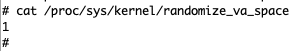 ASLR Status