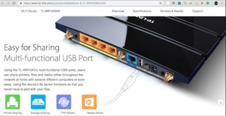 USB NAS Functionality